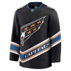 Washington Capitals  Alternate 50th Anniversary Premium Jersey - Black/Red/White