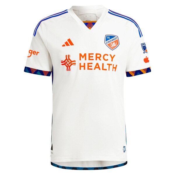 Kévin Denkey FC Cincinnati adidas 2024 The Canvas Kit Authentic Player Jersey - White