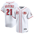 Hunter Greene Cincinnati Reds Nike Home Limited Player Jersey - White