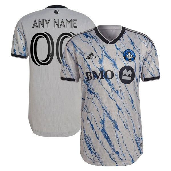 CF Montreal adidas 2024 Secondary Authentic Custom Jersey - Gray