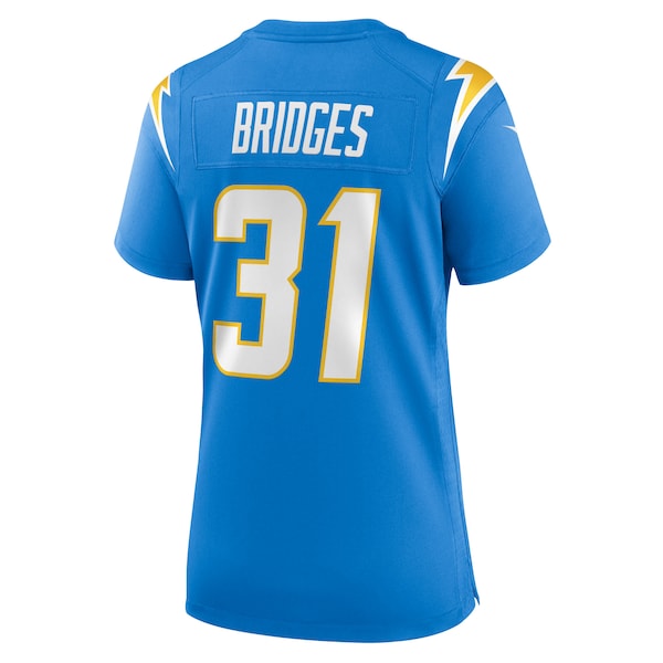 Trikweze Bridges Los Angeles Chargers Nike Women's Team Game Jersey -  Powder Blue