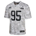 Myles Garrett Cleveland Browns Nike Youth 2024 Salute to Service Game Jersey - Arctic Camo
