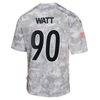 T.J. Watt Pittsburgh Steelers Nike Youth 2024 Salute to Service Game Jersey - Arctic Camo