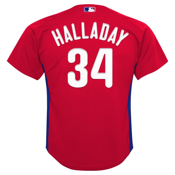Roy Halladay Philadelphia Phillies  Preschool Cooperstown Collection Mesh Batting Practice Jersey - Red