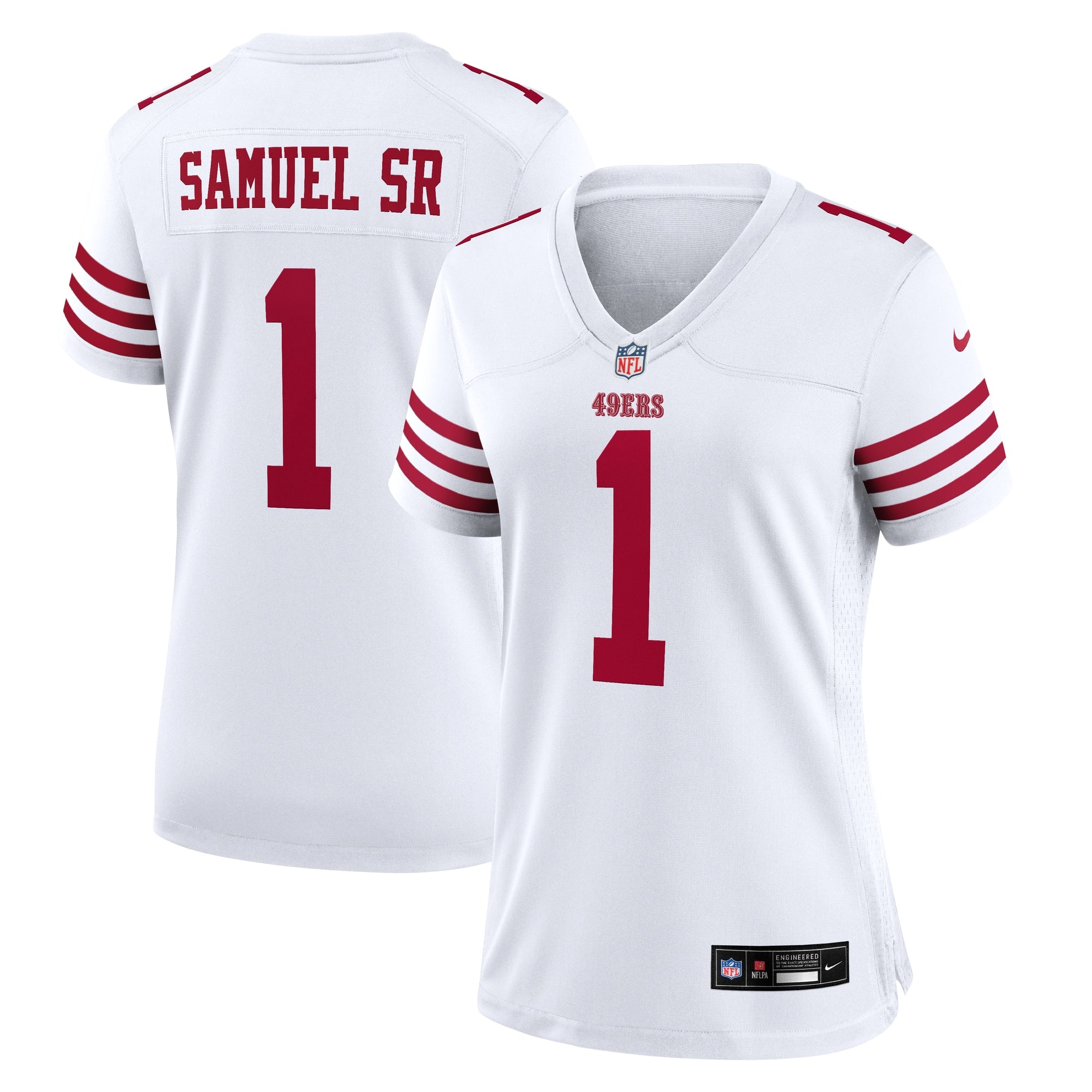 Deebo Samuel Sr San Francisco 49ers Nike Women's Game Jersey - Scarlet/White
