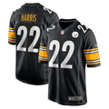 Najee Harris Pittsburgh Steelers Nike Youth Game Jersey - Black/White