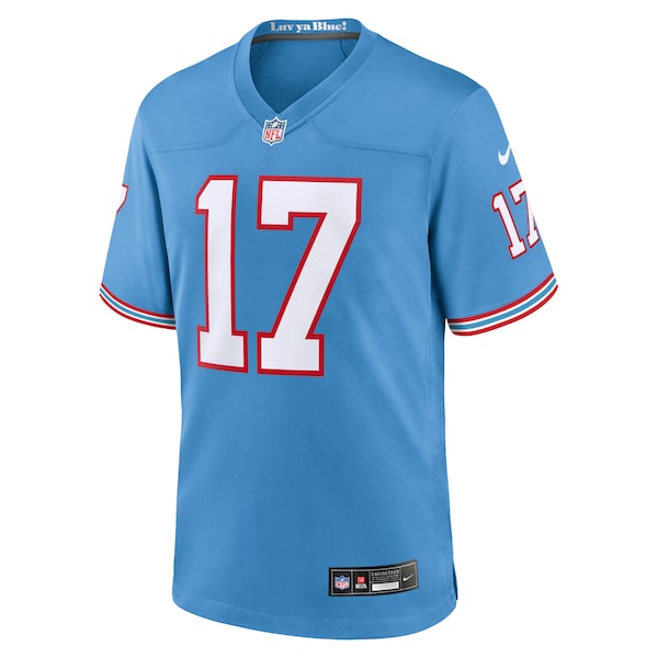 Ryan Tannehill Tennessee Titans Nike Oilers Throwback Alternate Game Player Jersey - Light Blue