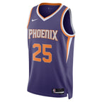 Mikal Bridges Phoenix Suns Nike Unisex Swingman Jersey - Icon Edition - Purple/White