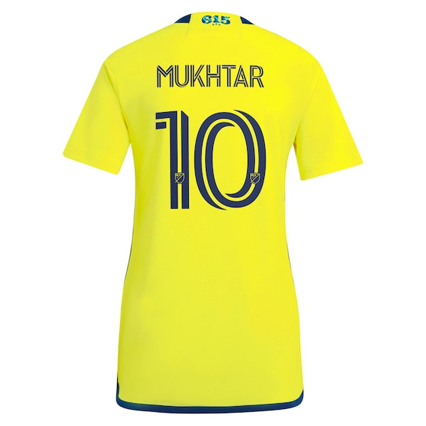 Hany Mukhtar Nashville SC adidas Women's 2024 The 615 Kit Replica Player Jersey - Yellow