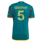 Gastón Brugman LA Galaxy adidas 2024 LA Kit Authentic Player Jersey - Green