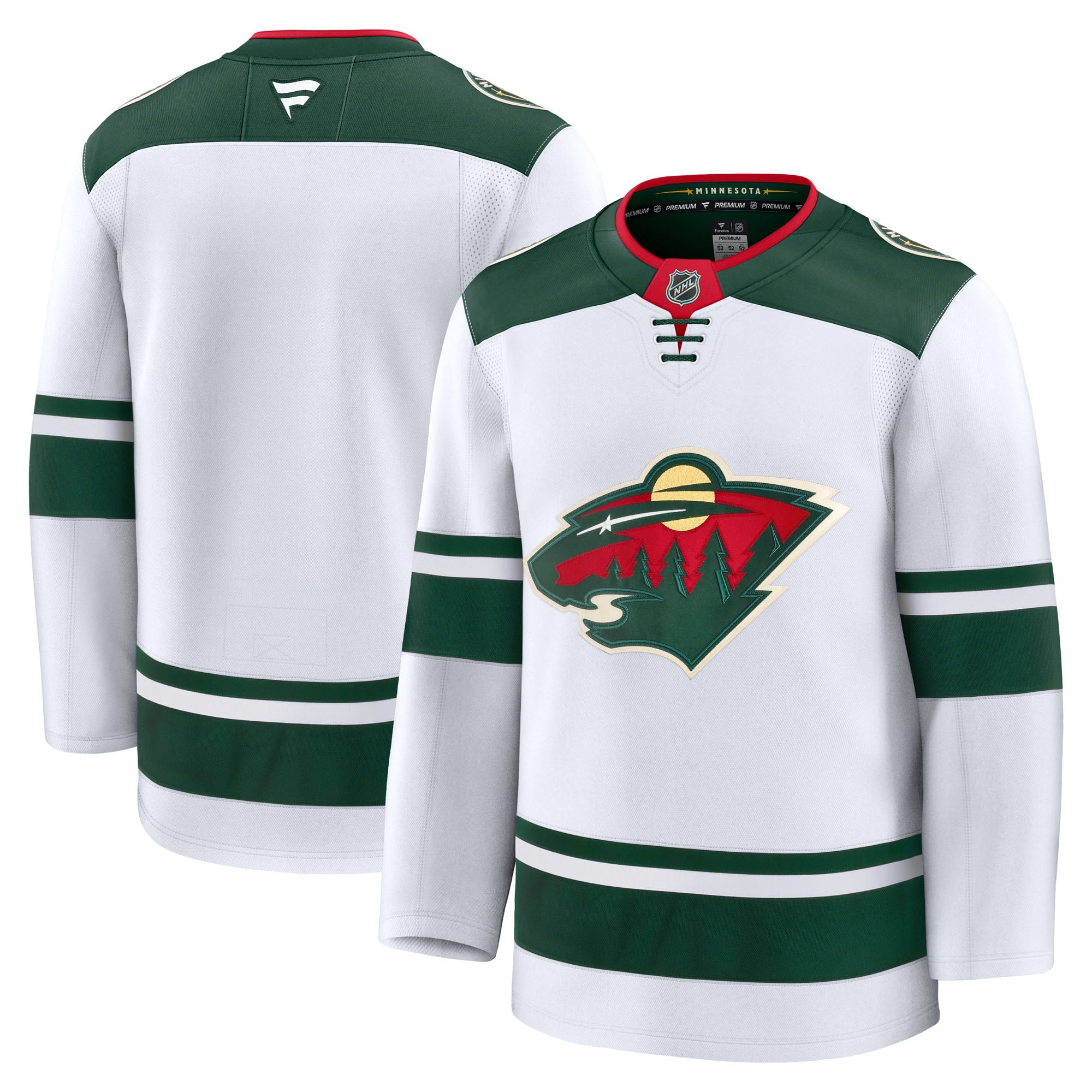 Minnesota Wild  Home Premium Jersey - Green/White