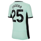 Moisés Caicedo Chelsea Nike Youth 2023/24 Third Stadium Replica Player Jersey - Mint