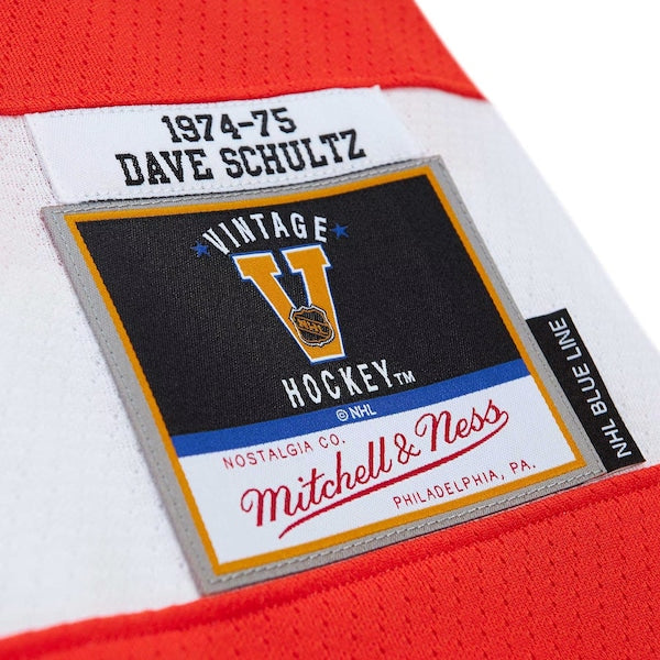 Dave Schultz Philadelphia Flyers  1974/75 Blue Line Player Jersey - Orange