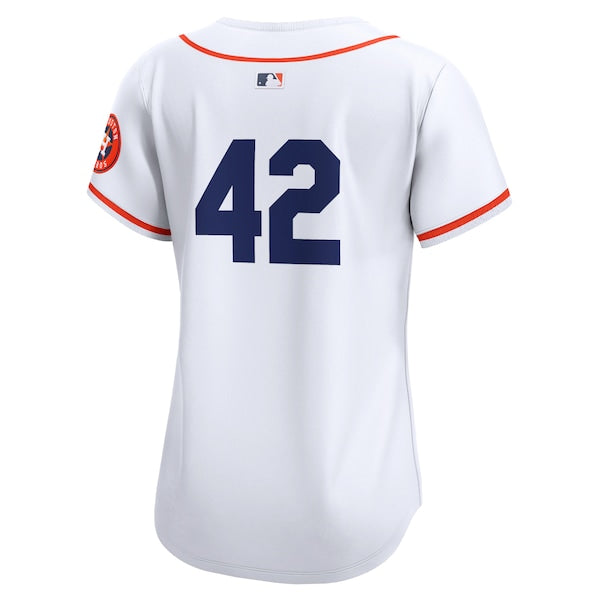 Houston Astros Nike Women's 2024 Jackie Robinson Day Home Limited Jersey – White