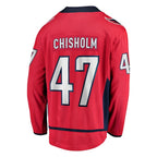 Declan Chisholm Washington Capitals  Home Breakaway Jersey - Red