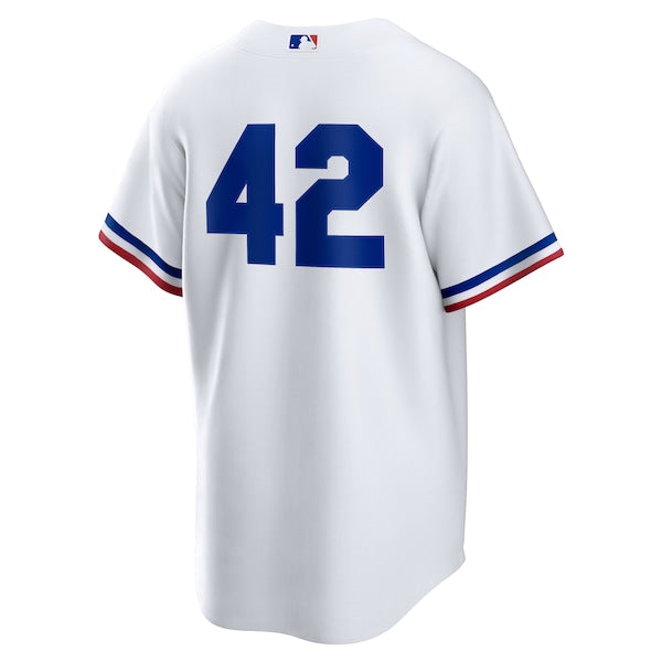 Texas Rangers Nike Home  2025 Jackie Robinson Day Replica Jersey - White