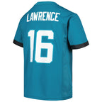 Trevor Lawrence Jacksonville Jaguars Youth  Replica Player Jersey - Teal