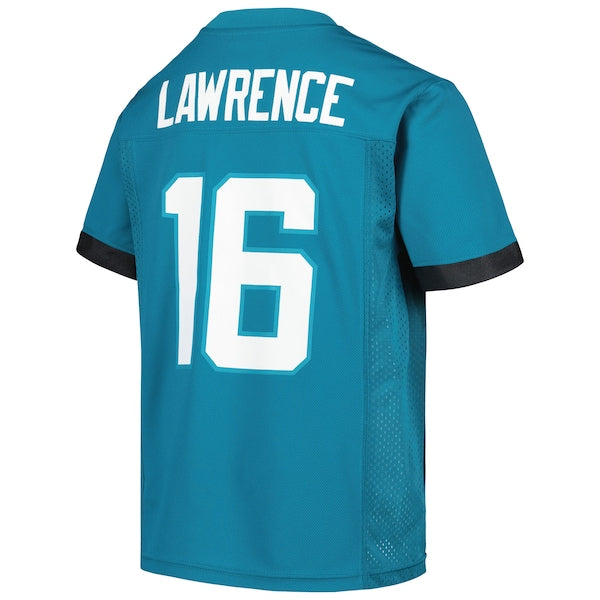Trevor Lawrence Jacksonville Jaguars Youth  Replica Player Jersey - Teal