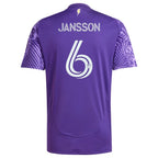 Robin Jansson Orlando City SC adidas 2025 Perfect Storm Replica Player Jersey - Purple