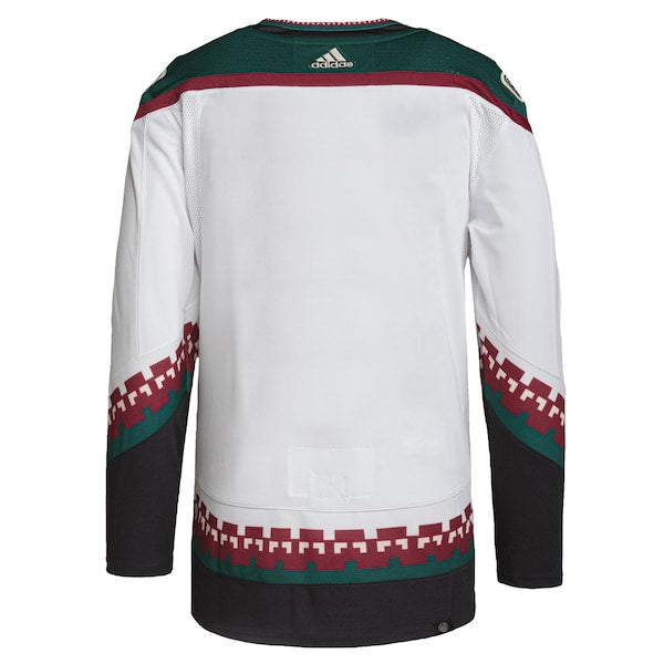 Arizona Coyotes adidas Men's Away Primegreen Authentic Blank Jersey - White