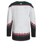 Arizona Coyotes adidas Men's Away Primegreen Authentic Blank Jersey - White