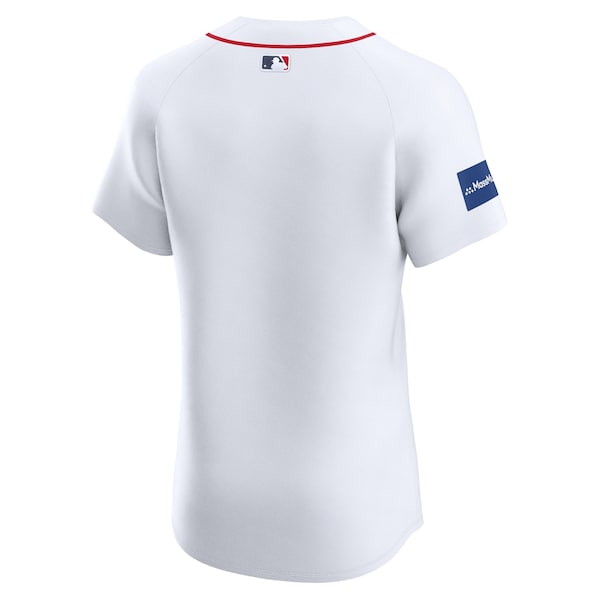 Boston Red Sox Nike Home Elite Patch Jersey - White