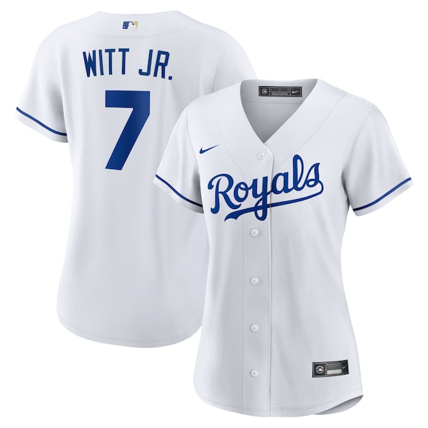 Bobby Witt Jr. Kansas City Royals Nike Women's Home Replica Player Jersey - White