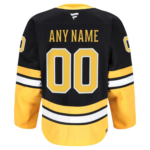 Boston Bruins  Home Authentic Pro Custom Jersey - Black