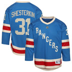 Igor Shesterkin New York Rangers Youth Centennial Replica Jersey - Blue