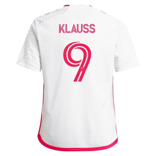 João Klauss St. Louis City SC adidas Youth 2024 The Confluence Kit Replica Player Jersey - White