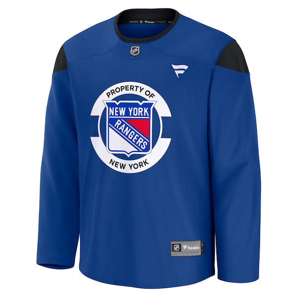 New York Rangers  Team Practice Jersey - Blue