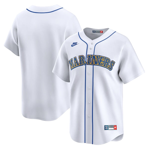 Seattle Mariners Nike Cooperstown Collection Limited Jersey - White