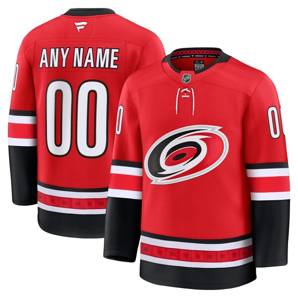 Carolina Hurricanes  Alternate Premium Custom Jersey - Red/Black/White