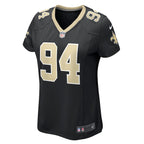 Cameron Jordan New Orleans Saints Nike Women's Team Game Jersey -  Black/White
