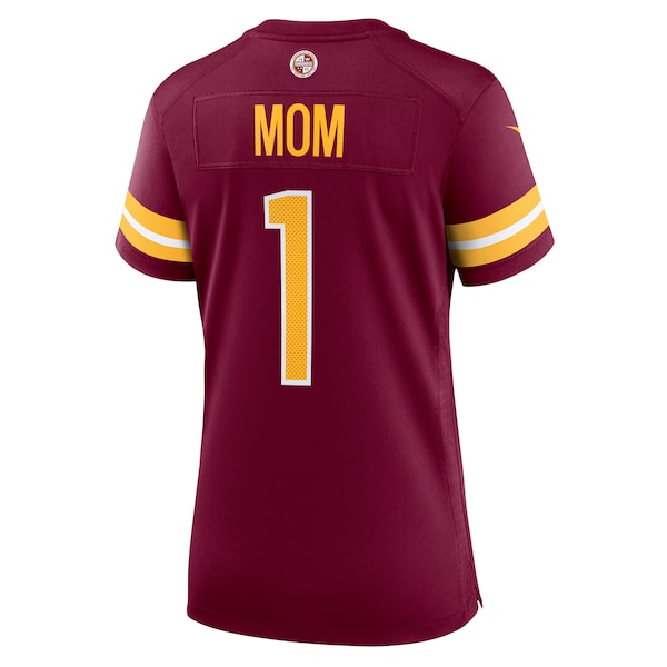 Number 1 Mom Washington Commanders Nike Women's Game Jersey - Burgundy