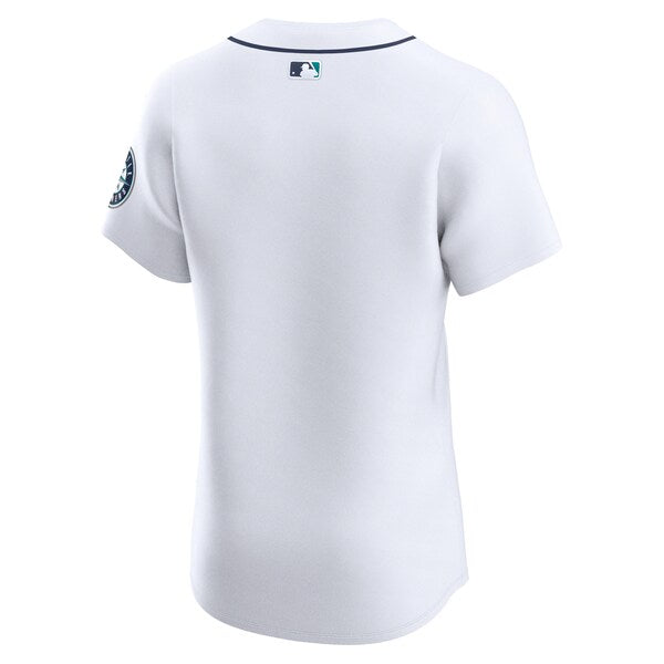 Seattle Mariners Nike Home Elite Jersey - White