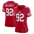 Jordan Elliott San Francisco 49ers Nike Women's Team Game Jersey -  Scarlet