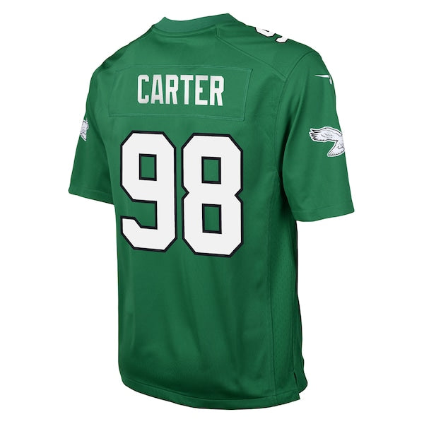 Jalen Carter Philadelphia Eagles Nike Youth Alternate Player Game Jersey - Kelly Green