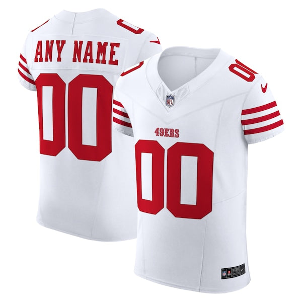 San Francisco 49ers Nike Vapor F.U.S.E. Elite Custom Jersey - White