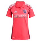 Cedric Teuchert St. Louis City SC adidas Women's 2025 Forever CITY Red Replica Player Jersey - Pink