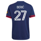 Robert Beric Chicago Fire adidas 2021 Primary Authentic Jersey - Navy