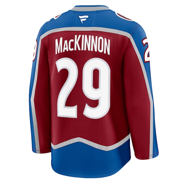 Nathan MacKinnon Colorado Avalanche  Home Premium Jersey - Burgundy/White/Navy