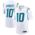 Justin Herbert Los Angeles Chargers Nike Game Jersey - White/Navy/Royal