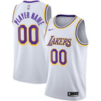 Los Angeles Lakers Nike 2020/21 Swingman Custom Jersey - Association Edition - White