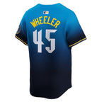 Zack Wheeler Philadelphia Phillies Nike 2024 City Connect Limited Player Jersey - Blue