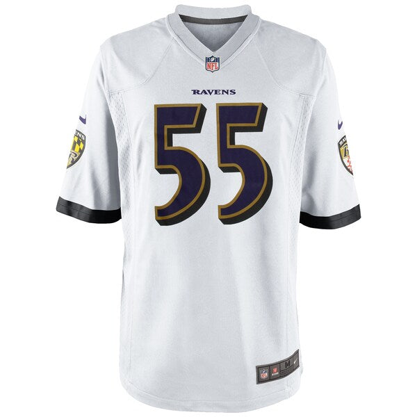 Baltimore Ravens Terrell Suggs Nike White Game Jersey