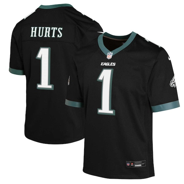 Jalen Hurts Philadelphia Eagles Nike Youth Game Jersey - Black