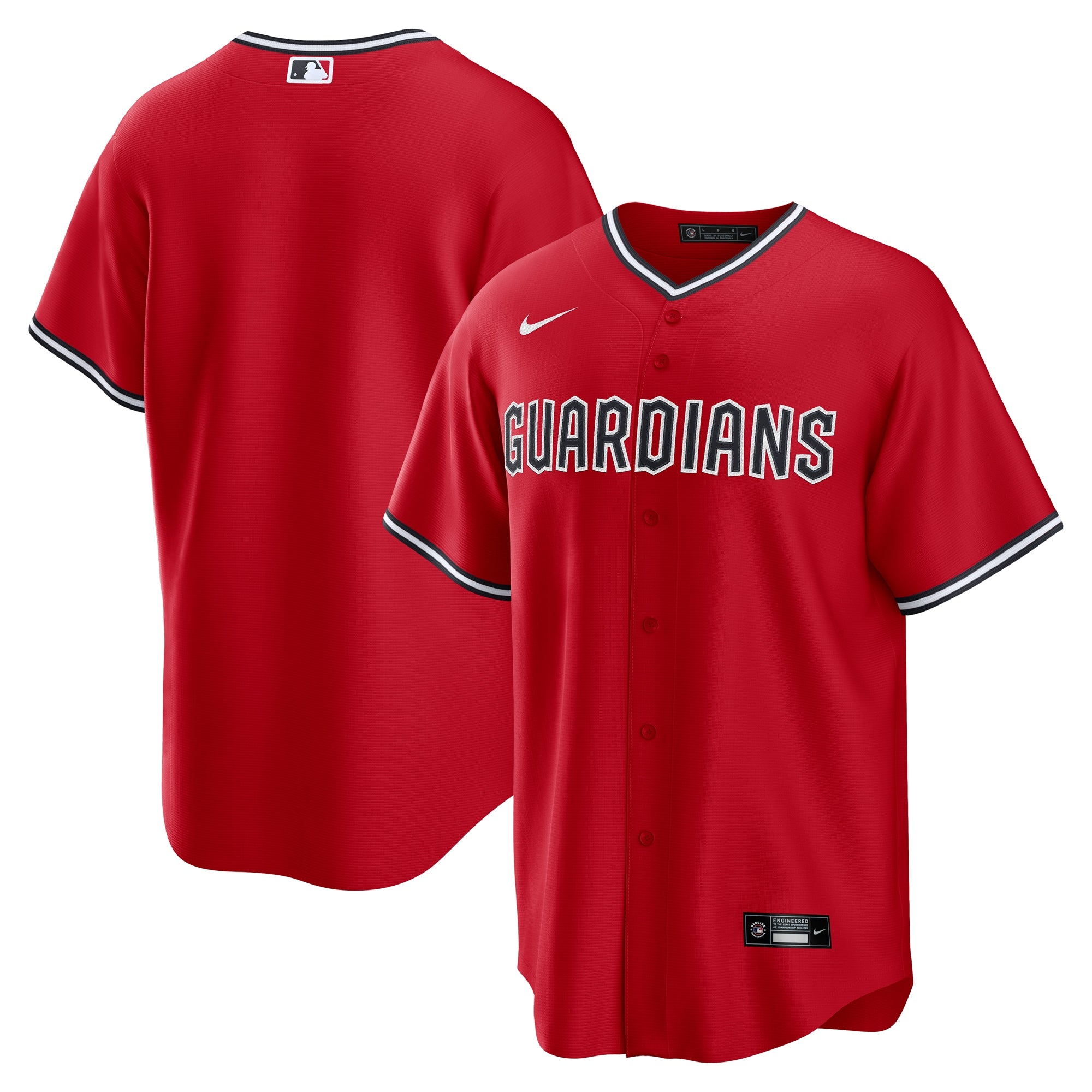 Cleveland Guardians Nike Home Replica Jersey - White/Red