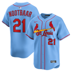 Lars Nootbaar St. Louis Cardinals Nike Alternate Limited Jersey - Light Blue/White