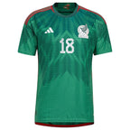 Andres Guardado Mexico National Team adidas 2022/23 Home Authentic Player Jersey - Green